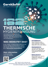 Thermische Hygienereinigung für technische Infrastruktur
